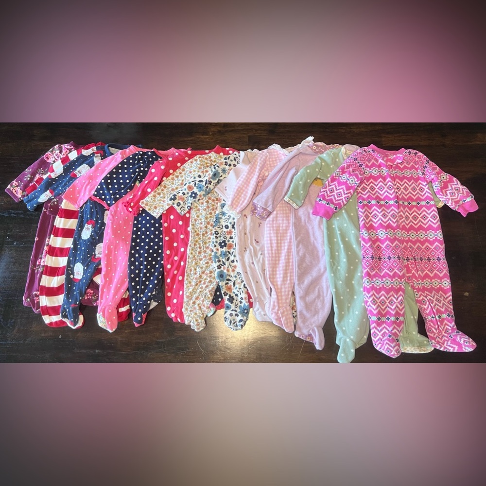 6 Month Baby Girl Sleepers